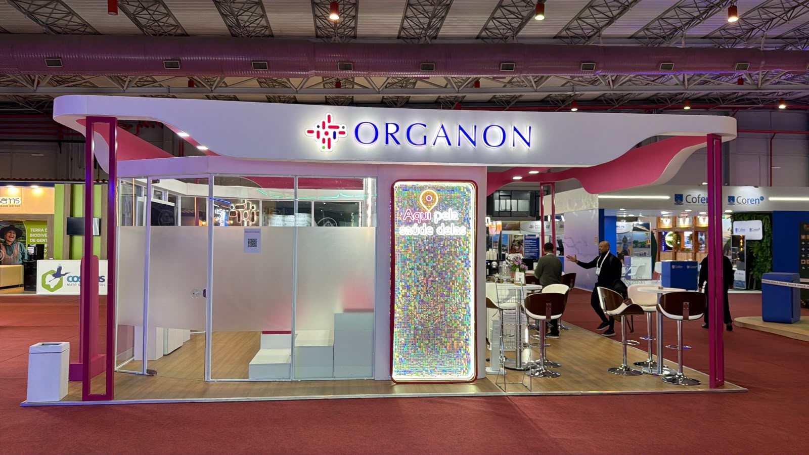 Estande Organon no Conasems